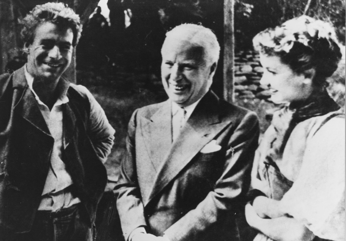 Chaplin in visita sul set di 