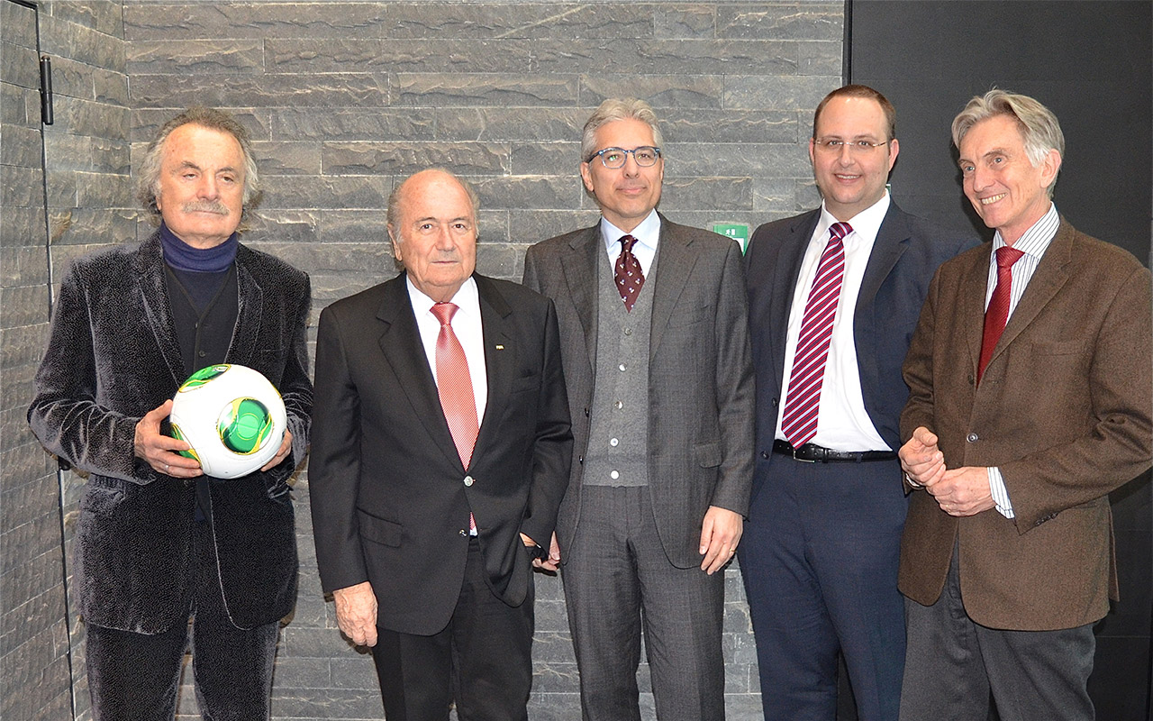 V. J. T., Sepp Blatter, Fabio Abate, Norman Gobbi, Marco Solari - Premi, riconoscimenti e incarichi